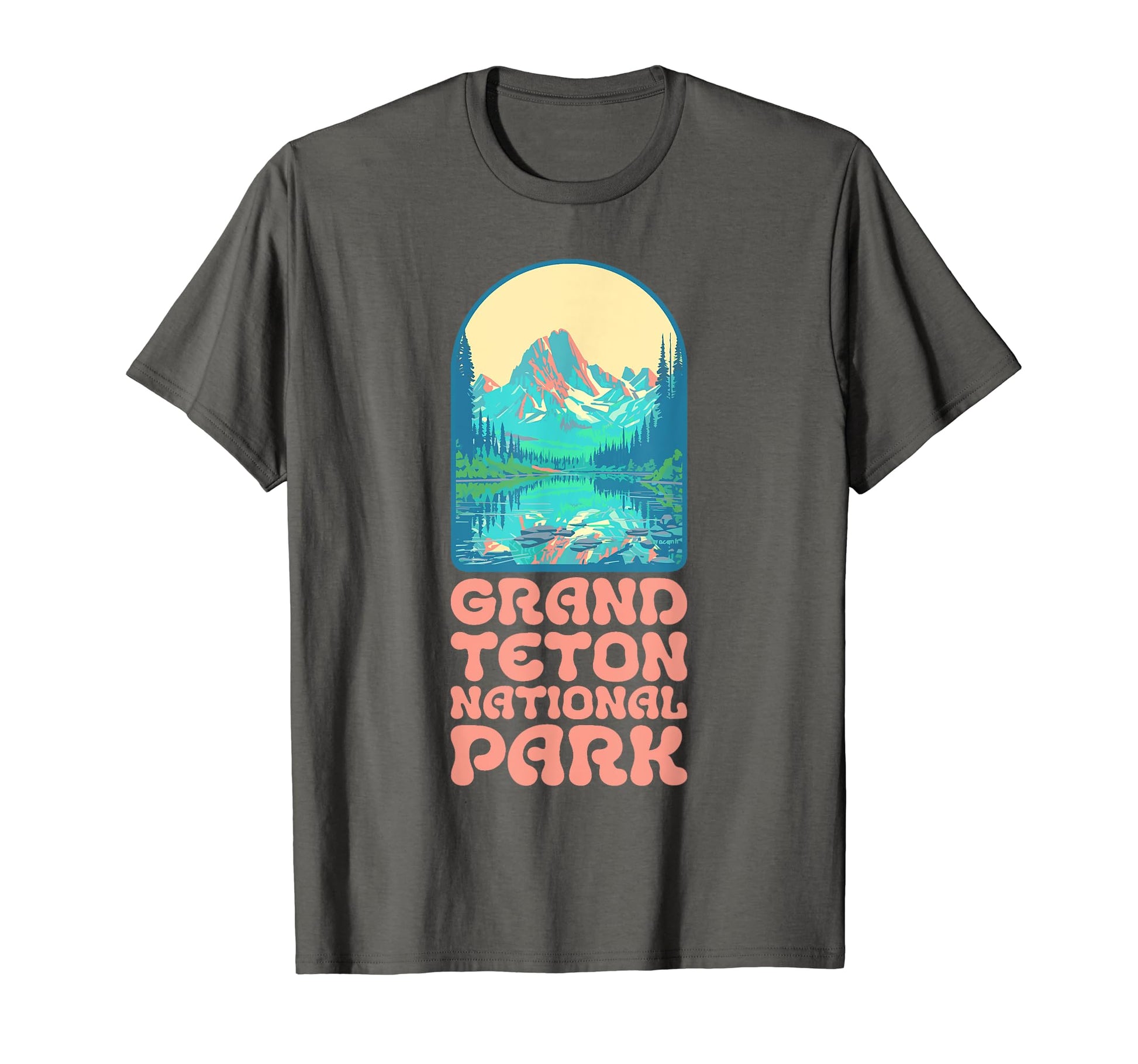 Grand Teton National Park Eighties Vibe T-Shirt - Trendy Graphic for Adults - T-Shirt, Sweatshirt, Hoodie
