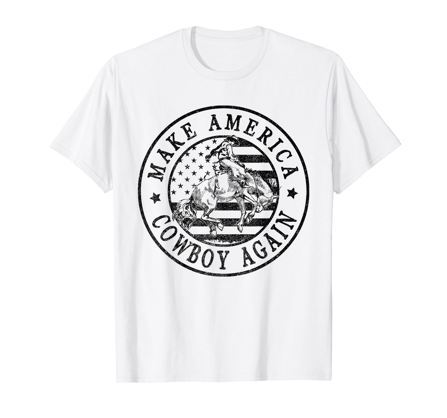 Makes America Cowboy Again Western T-Shirt - Trendy Graphic Men Women - T-Shirt, Sweatshirt, Hoodie