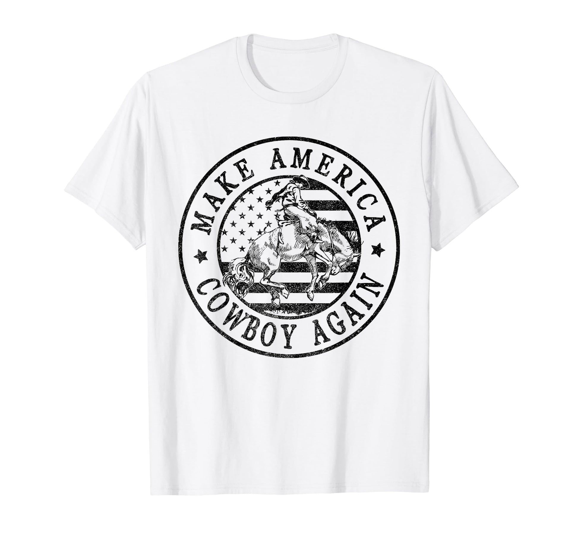 Makes America Cowboy Again Western T-Shirt - Trendy Graphic Men Women - T-Shirt, Sweatshirt, Hoodie