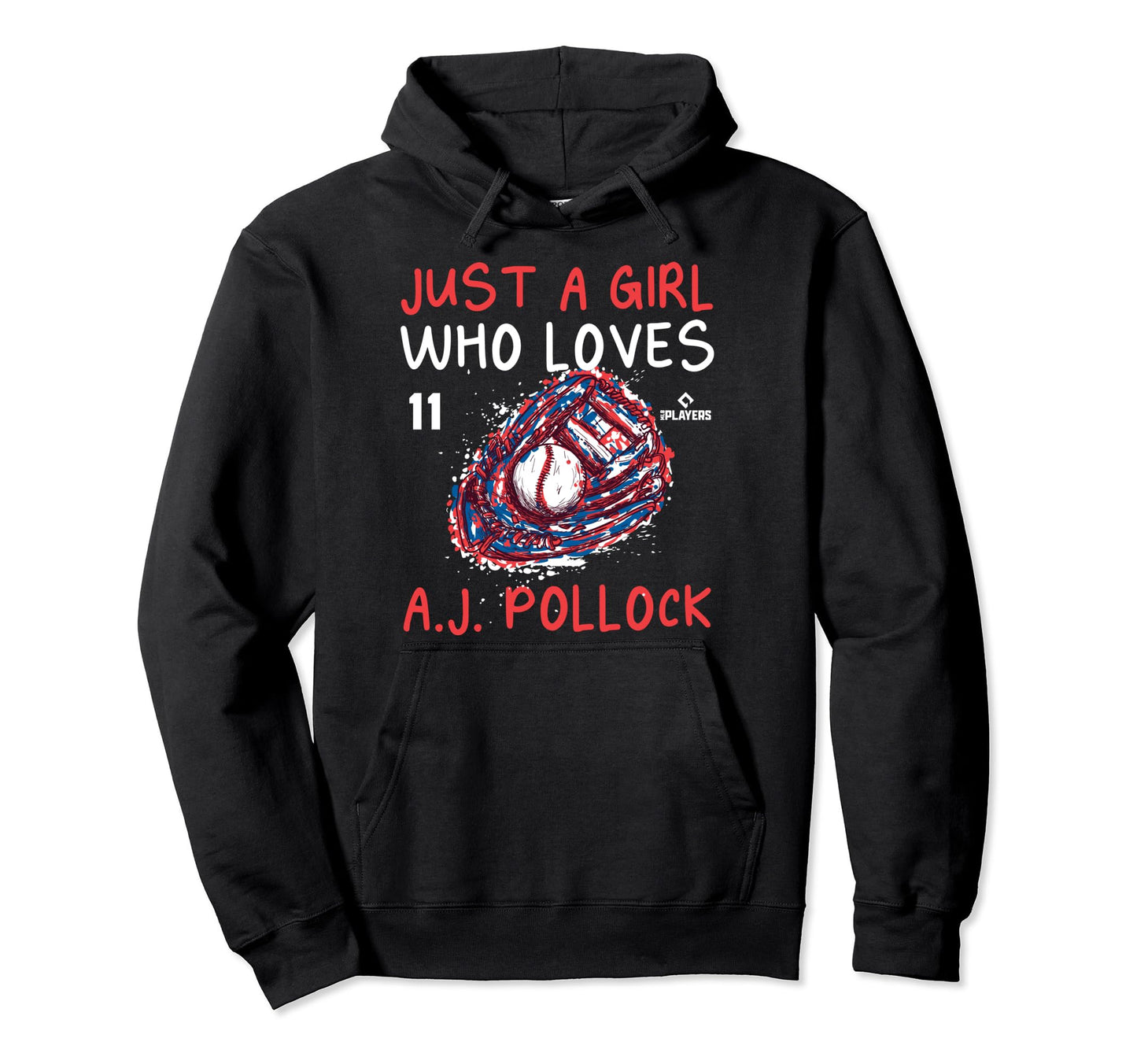 Who Loves Aj Pollock Los Angeles Baseball Hoodie - Graphic Print Men Women - T-Shirt, Sweatshirt, Hoodie