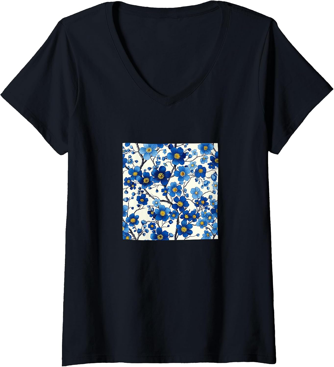 Forget Me Not Flower Pattern Merch - Adult & Kids T-Shirts, Sweatshirts & Hoodies apparel design preview 1