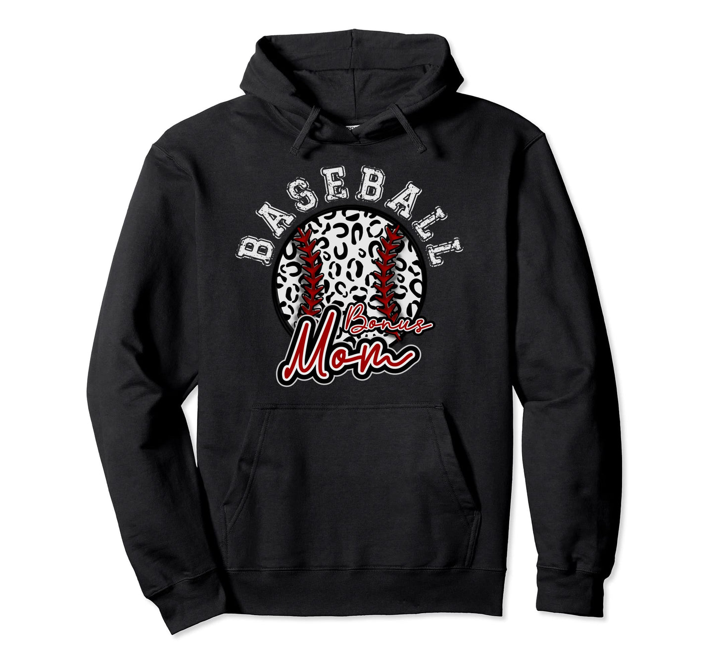 Leopard Cheetah Baseball Bonus Mom Hoodie - Streetwear Style Men Women - T-Shirt, Sweatshirt, Hoodie