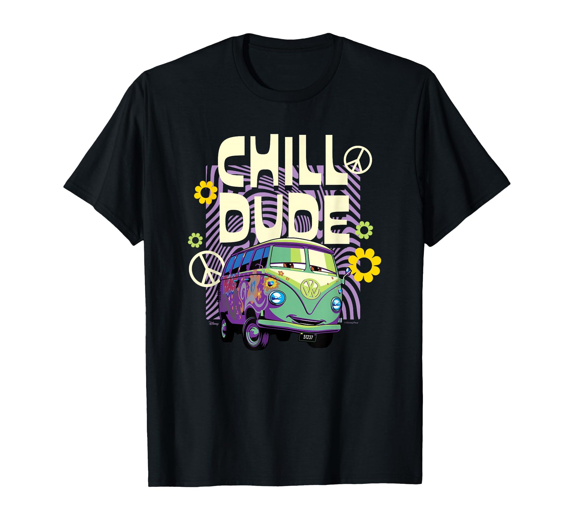 Cars Filmore Chill Dude T-Shirt - Custom Art Print Men Women - T-Shirt, Sweatshirt, Hoodie