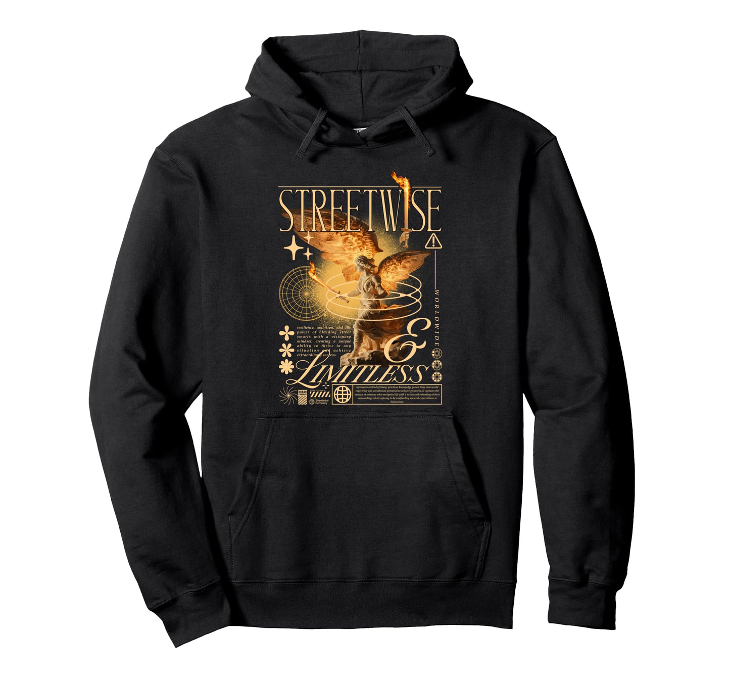 Y2K Streetwise Bold Urban Graffiti Hoodie - Streetwear Style Men Women - T-Shirt, Sweatshirt, Hoodie