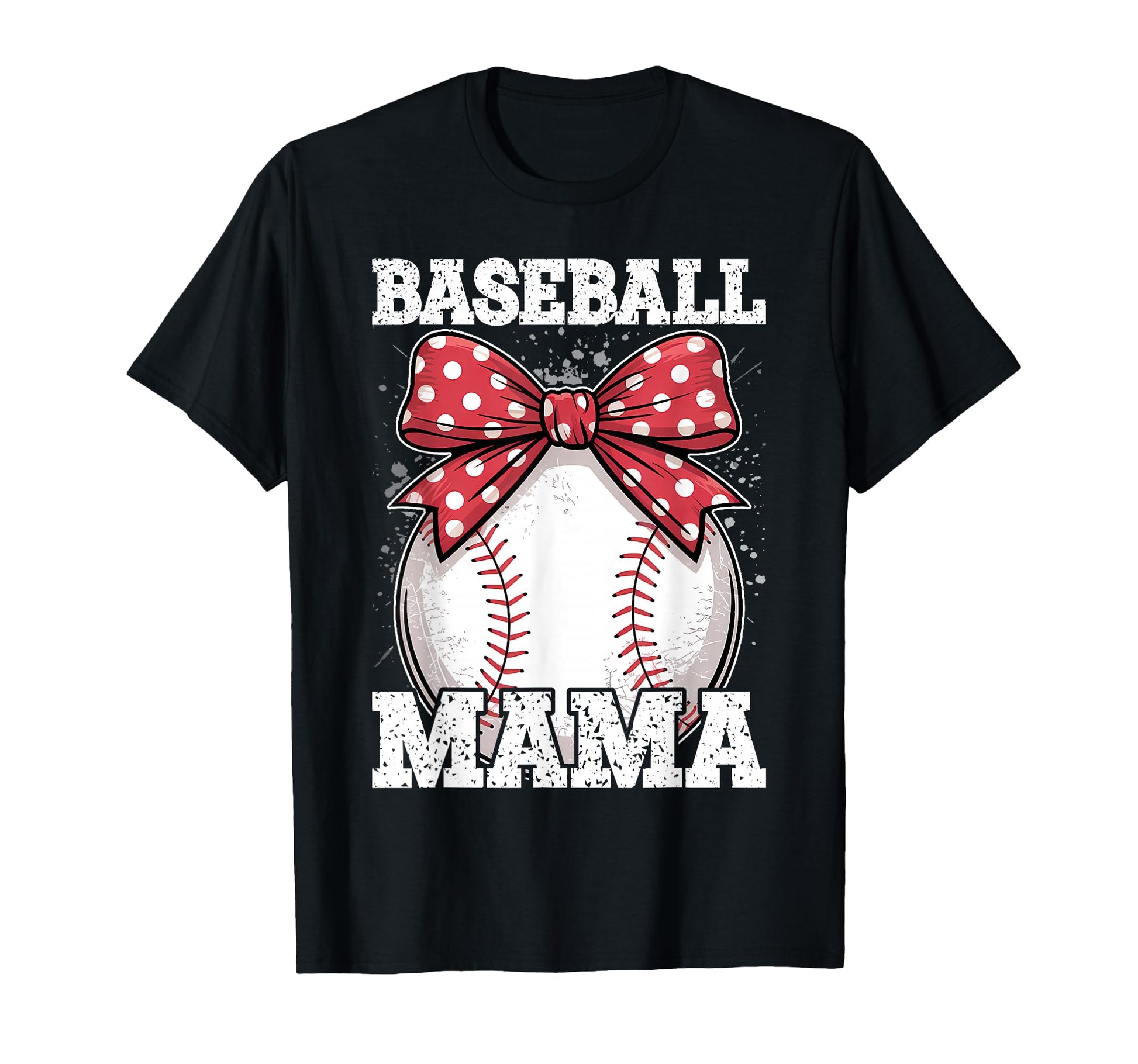 Baseball Mama Coquette Bow Game Day T-Shirt - Graphic Print Men Women - T-Shirt, Sweatshirt, Hoodie