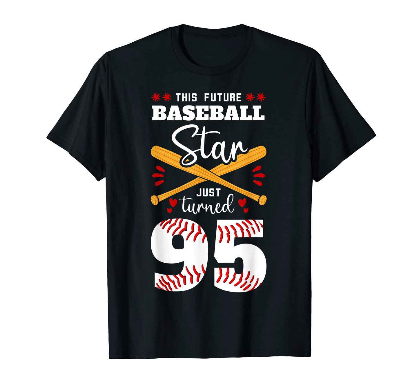 This Future Baseball Star Just T-Shirt - Casual Everyday Wear Men Women - T-Shirt, Sweatshirt, Hoodie