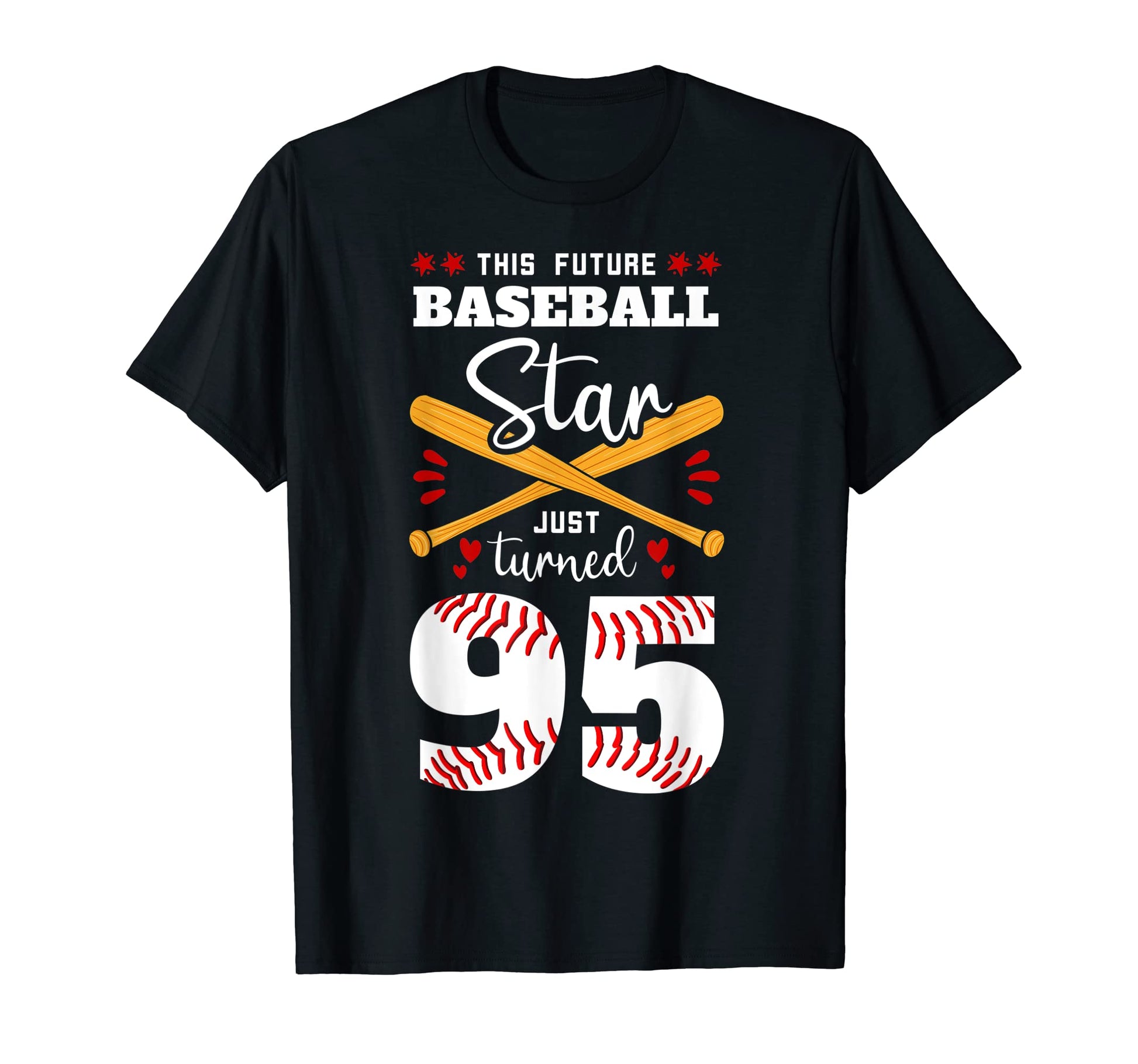 This Future Baseball Star Just T-Shirt - Casual Everyday Wear Men Women - T-Shirt, Sweatshirt, Hoodie