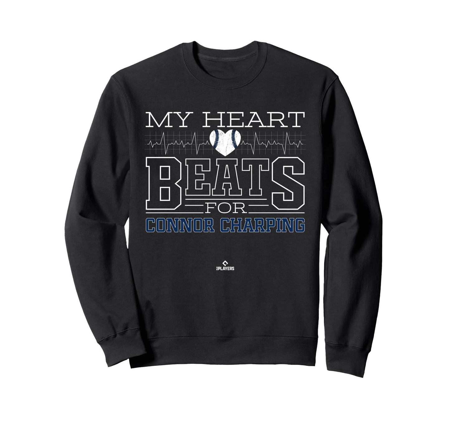My Heart Beats Connor Charping Sweatshirt - Fun Novelty Design for Adults - T-Shirt, Sweatshirt, Hoodie
