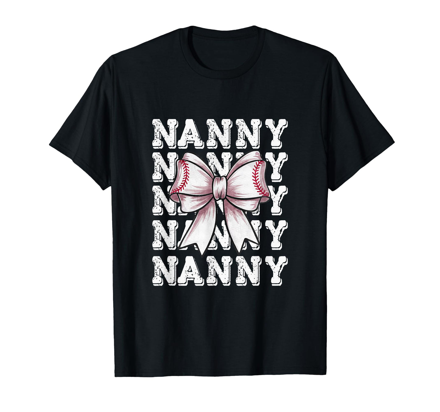 Coquette Baseball Nanny Matching T-Shirt - Minimalist Print for Adults - T-Shirt, Sweatshirt, Hoodie
