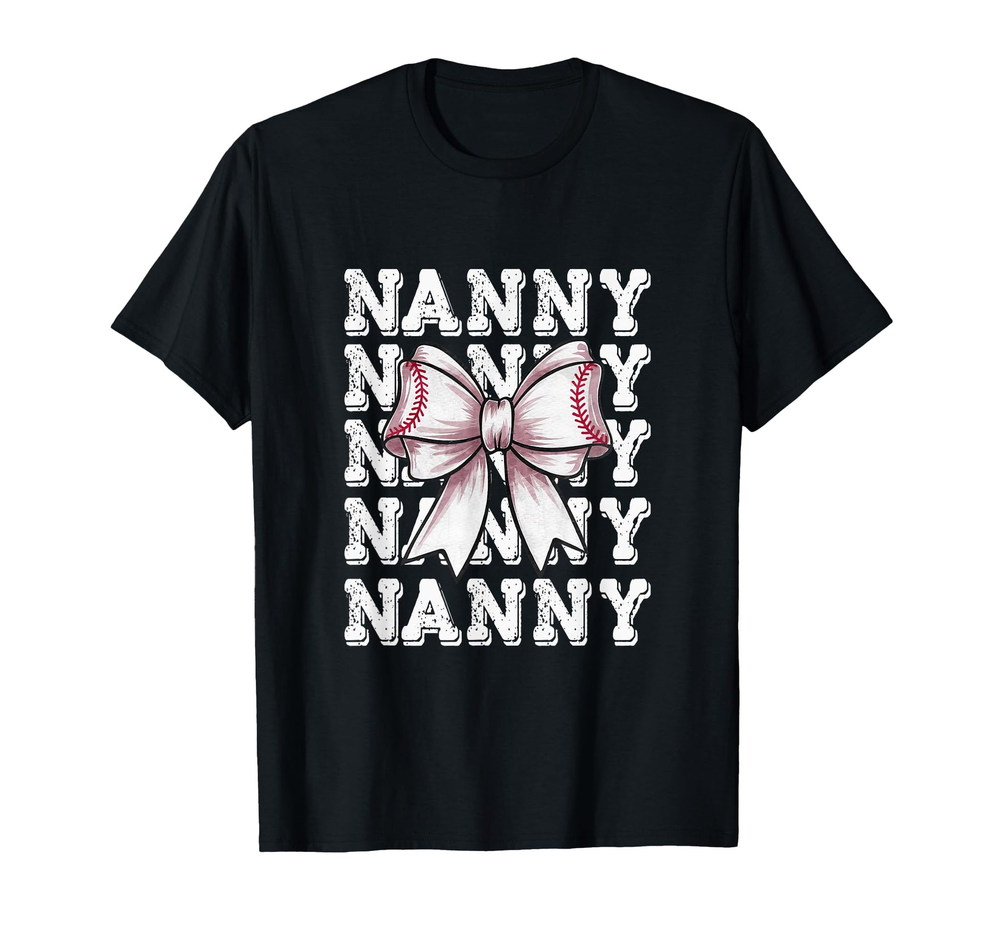 Coquette Baseball Nanny Matching T-Shirt - Minimalist Print for Adults - T-Shirt, Sweatshirt, Hoodie