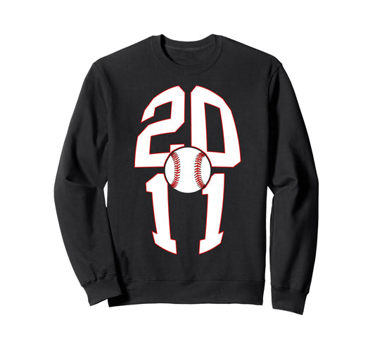 15 Years 2011 Baseball 15Th Birthday Sweatshirt - Aesthetic Graphic Unisex - T-Shirt, Sweatshirt, Hoodie