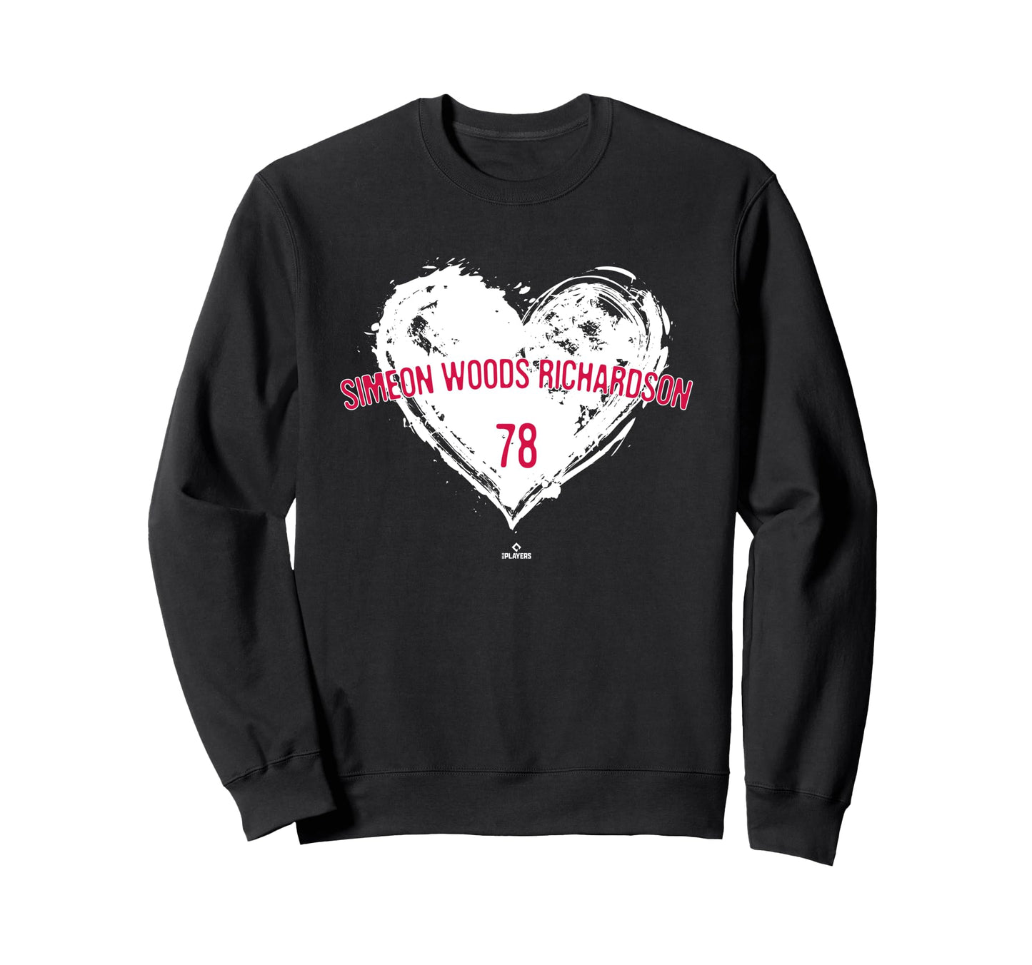 Distressed Heart Simeon Woods Sweatshirt - Streetwear Style for Adults - T-Shirt, Sweatshirt, Hoodie