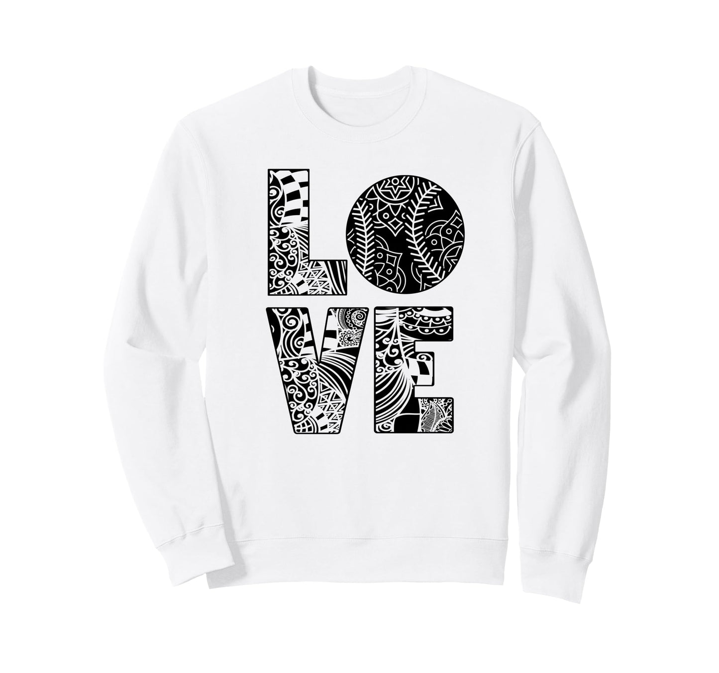 Baseball Softball Baseball Mom Sweatshirt - Aesthetic Graphic for Adults - T-Shirt, Sweatshirt, Hoodie