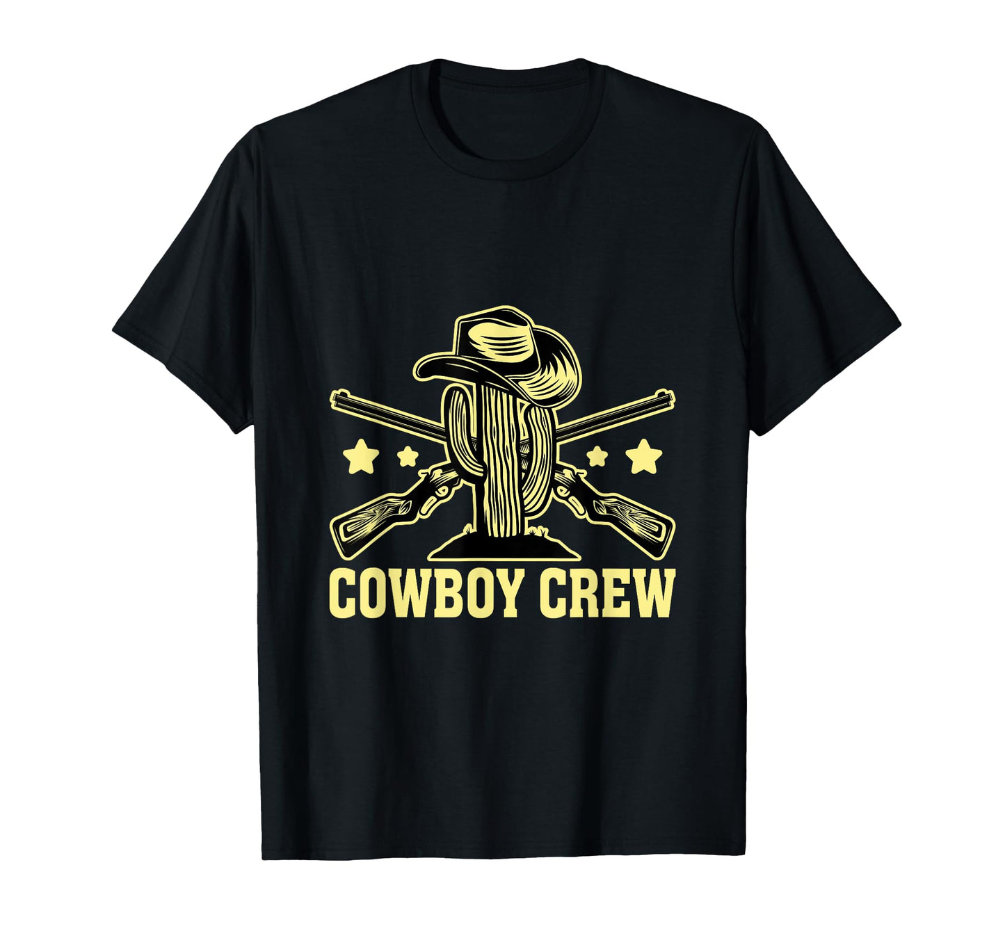 Cowboy Crew Cactus Western Cowboys T-Shirt - Fun Novelty Design Men Women - T-Shirt, Sweatshirt, Hoodie