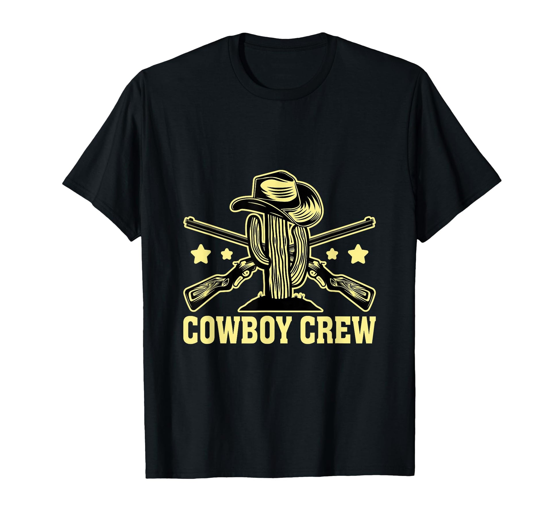 Cowboy Crew Cactus Western Cowboys T-Shirt - Fun Novelty Design Men Women - T-Shirt, Sweatshirt, Hoodie