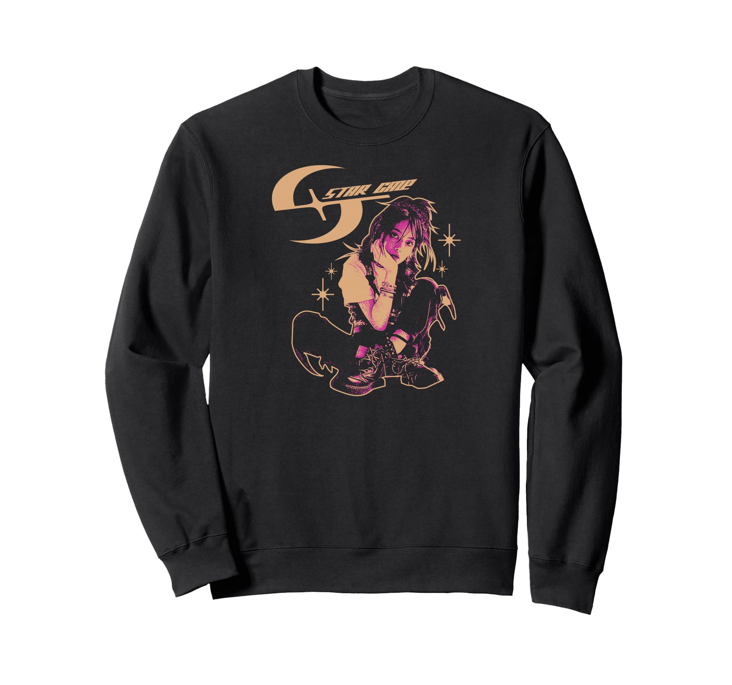 Y2K Stargaze Bold Urban Graffiti Sweatshirt - Minimalist Print Unisex - T-Shirt, Sweatshirt, Hoodie