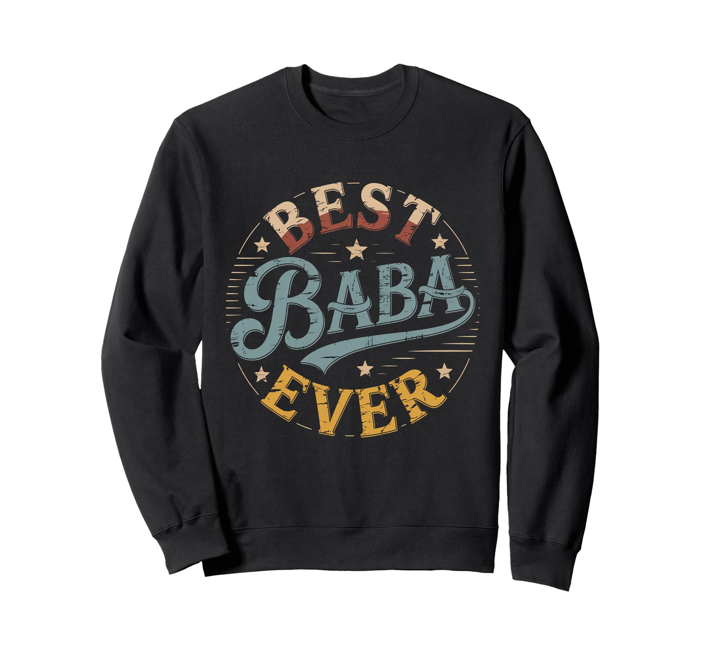 Best Baba Ever Sunset Arabic Father Sweatshirt - Aesthetic Graphic Unisex - T-Shirt, Sweatshirt, Hoodie