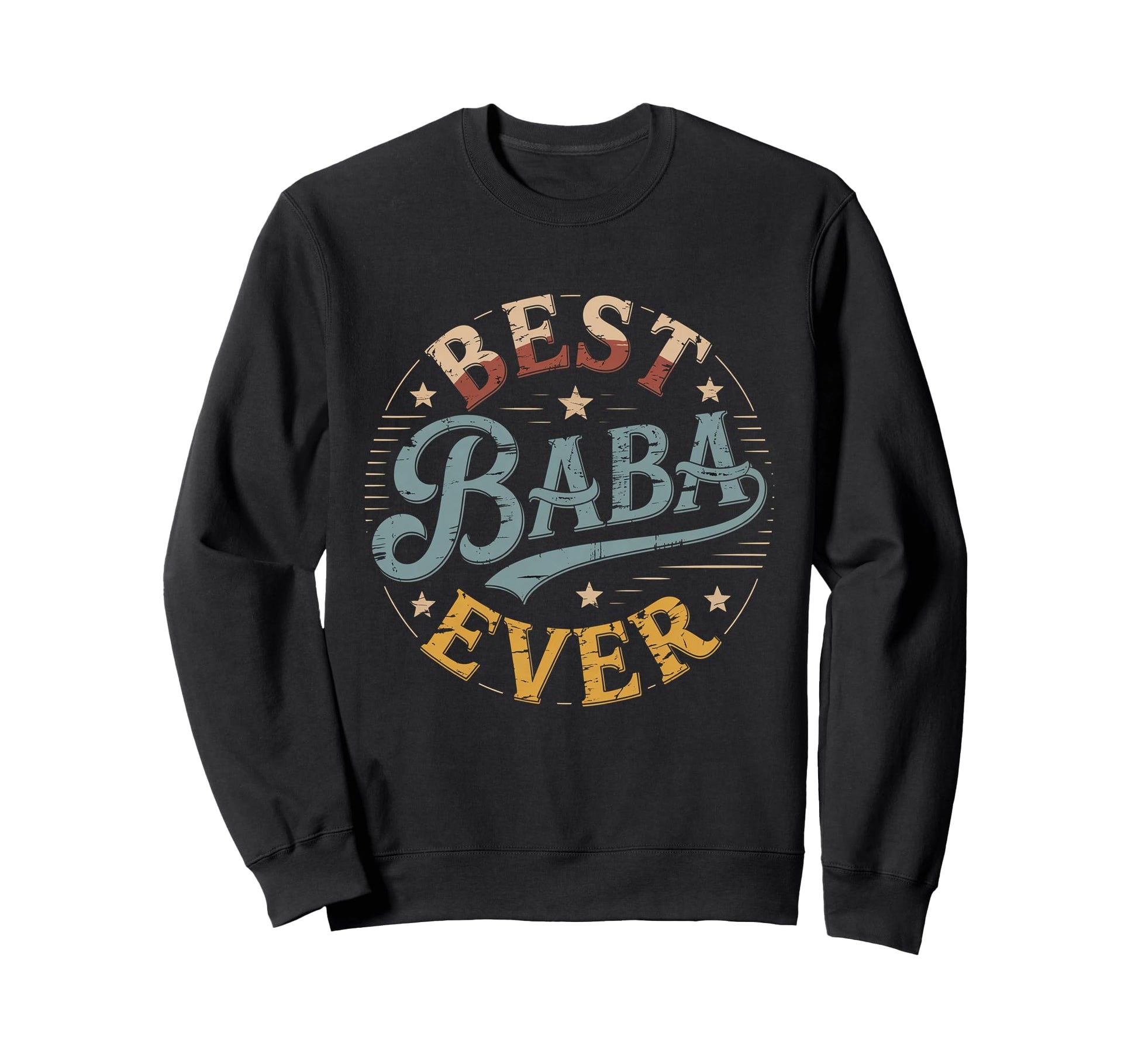 Best Baba Ever Sunset Arabic Father Sweatshirt - Aesthetic Graphic Unisex - T-Shirt, Sweatshirt, Hoodie