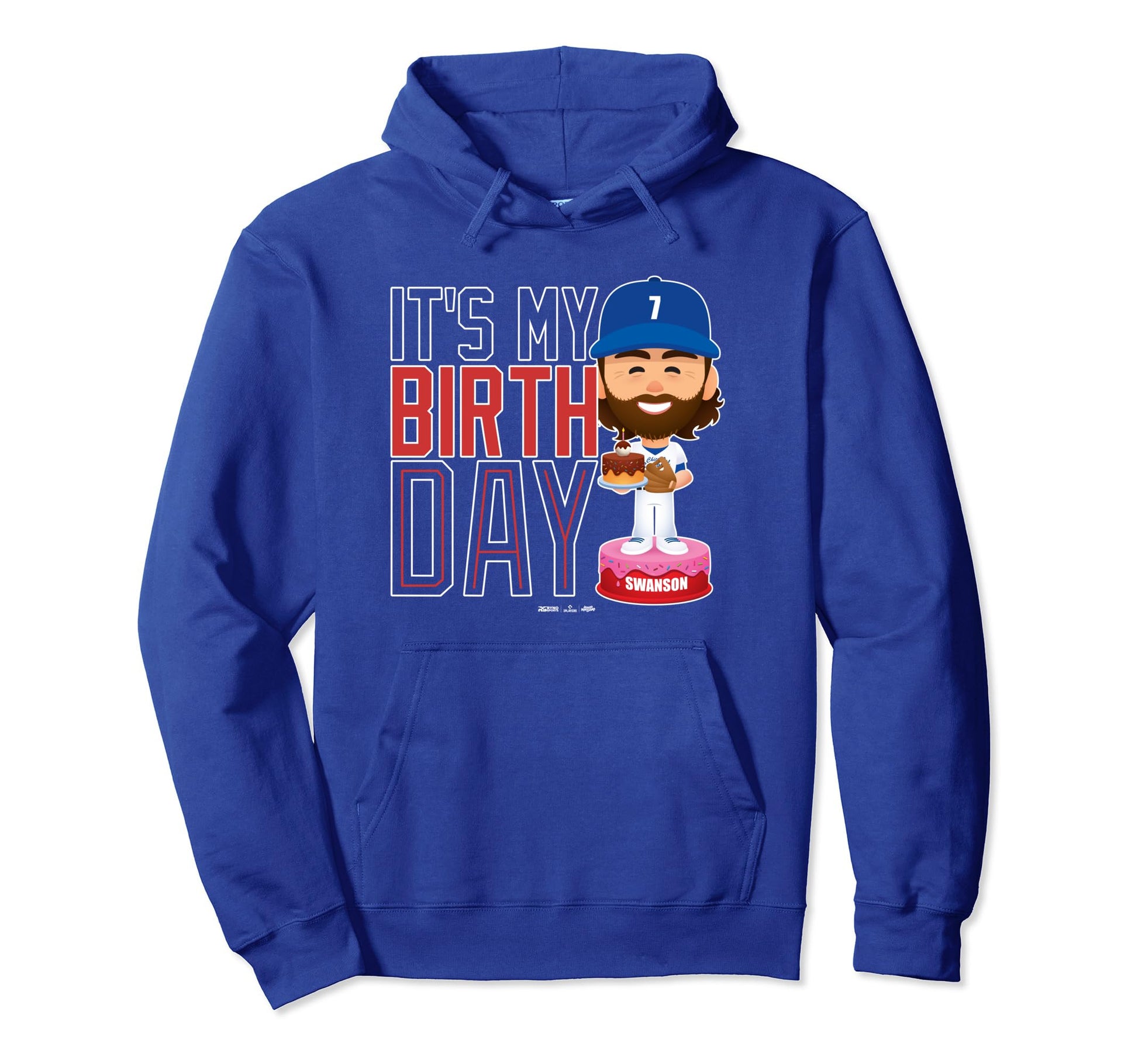 Dansby Swanson Chicago Baseball Hoodie - Casual Everyday Wear Unisex - T-Shirt, Sweatshirt, Hoodie