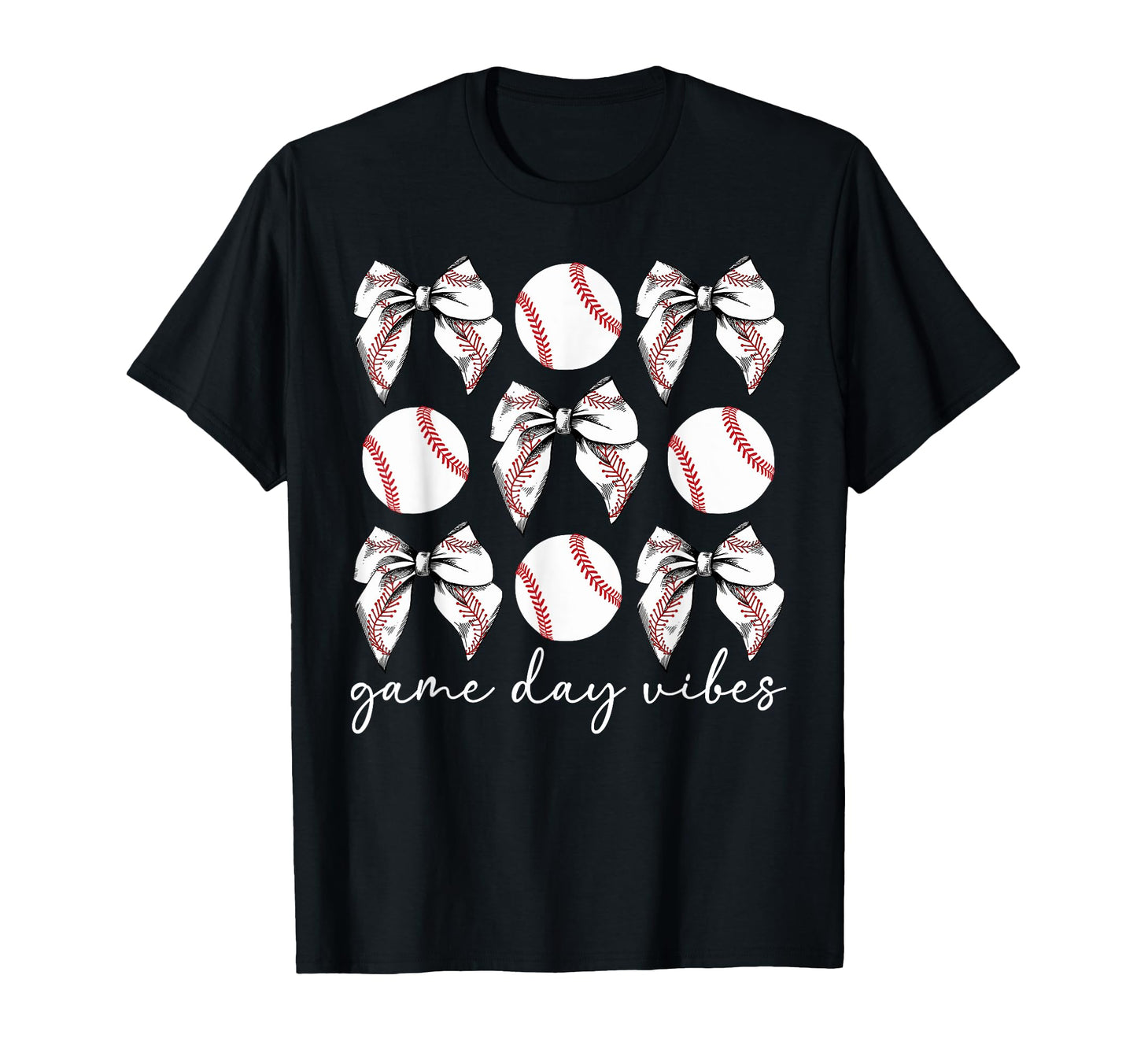 Game Day Vibes Baseball Game Day Baseball T-Shirt - Novelty Apparel Unisex - T-Shirt, Sweatshirt, Hoodie