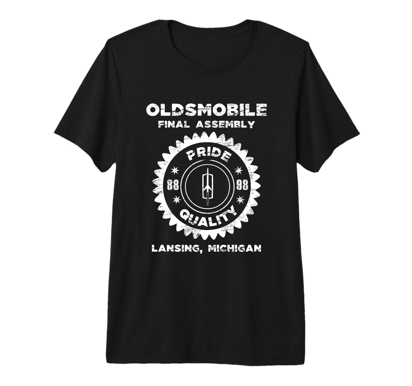Oldsmobile Motors Final Assembly Car Show T-Shirt - Graphic Print Unisex - T-Shirt, Sweatshirt, Hoodie
