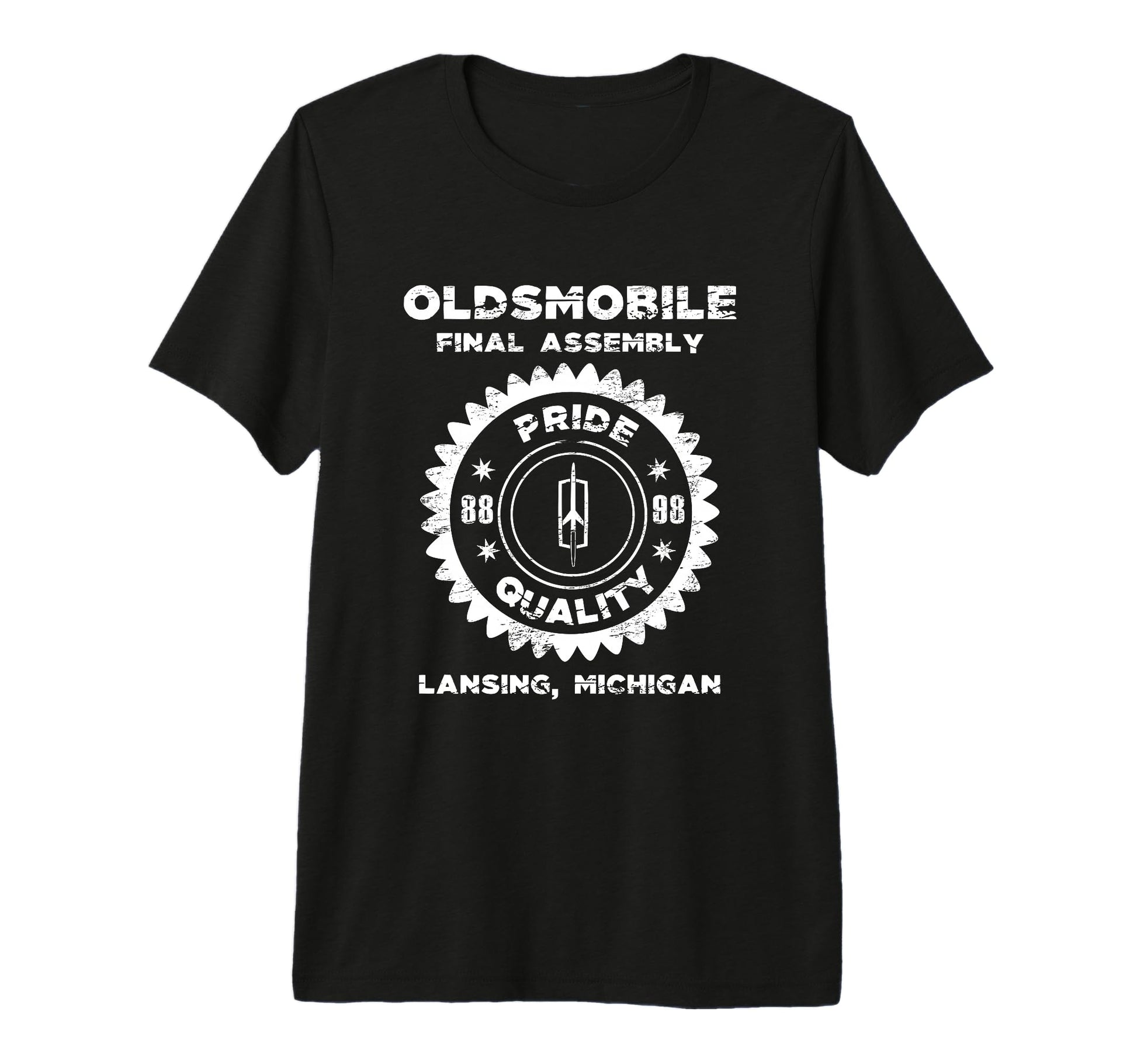Oldsmobile Motors Final Assembly Car Show T-Shirt - Graphic Print Unisex - T-Shirt, Sweatshirt, Hoodie
