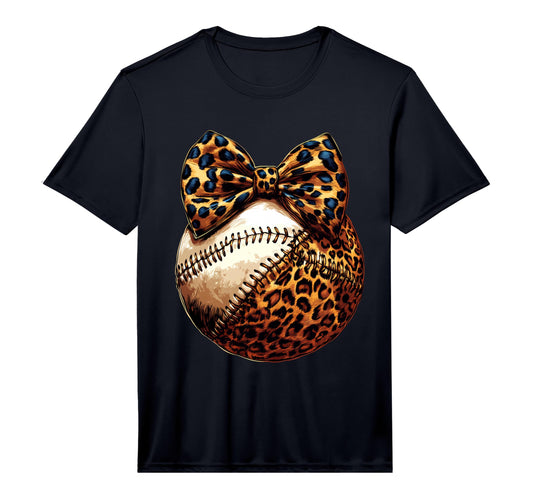 Baseball Coquette Bow Baseball Mom T-Shirt - Custom Art Print for Adults - T-Shirt, Sweatshirt, Hoodie