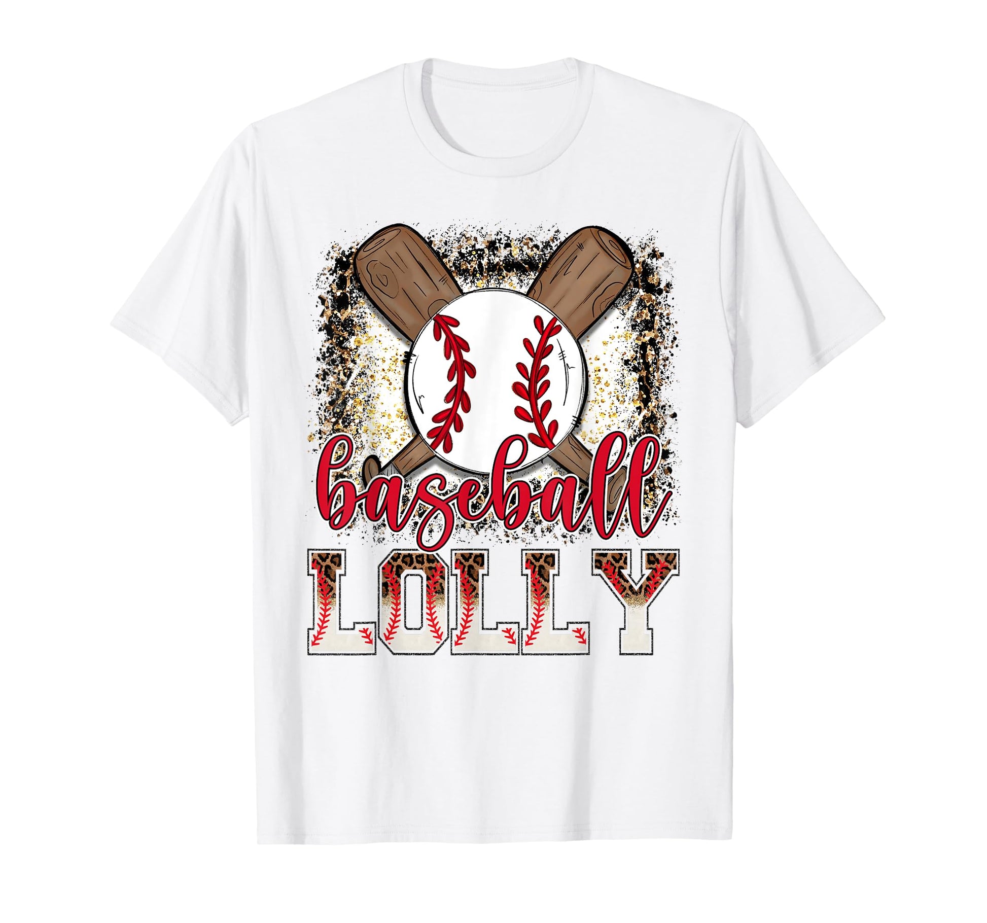Baseball Lolly Leopard Proud Ball T-Shirt - Fun Novelty Design for Adults - T-Shirt, Sweatshirt, Hoodie