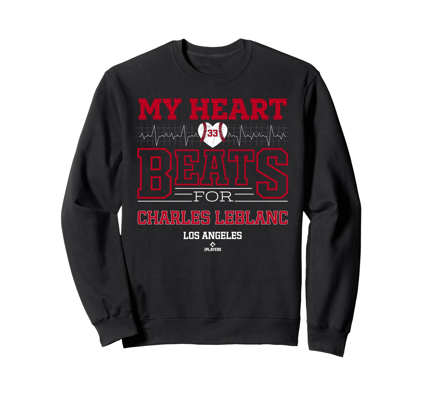 My Heart Beats Charles Leblanc Sweatshirt - Casual Everyday Wear Unisex - T-Shirt, Sweatshirt, Hoodie