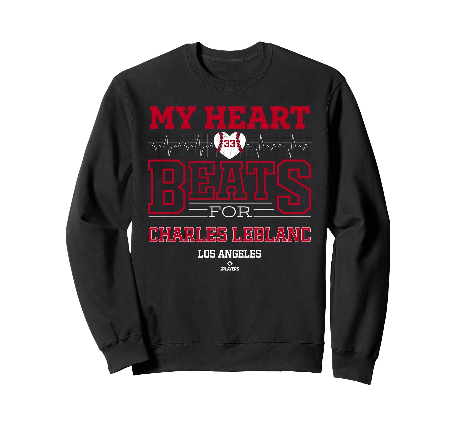 My Heart Beats Charles Leblanc Sweatshirt - Casual Everyday Wear Unisex - T-Shirt, Sweatshirt, Hoodie