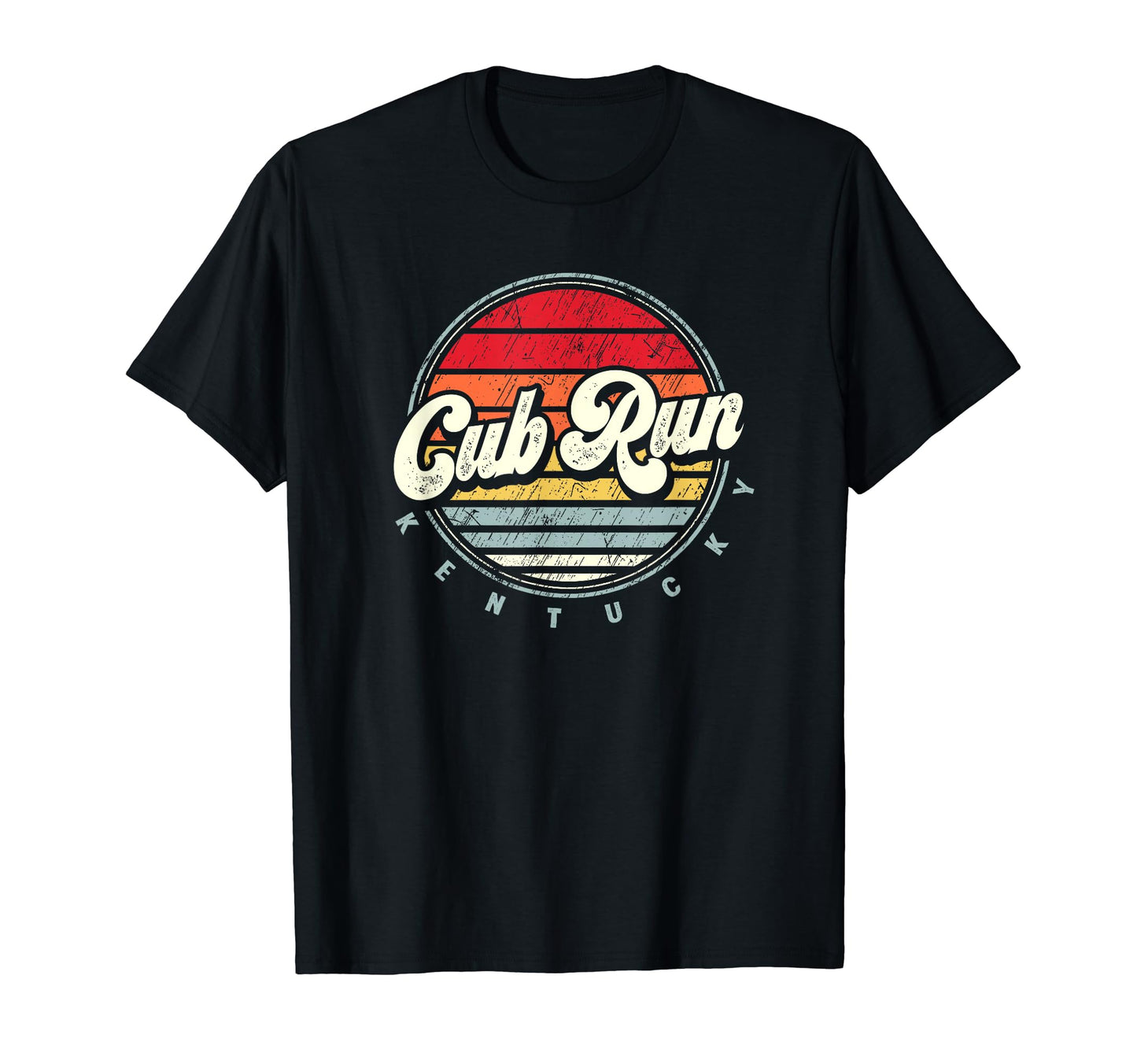 Cub Run Home State 70S Sunset T-Shirt - Minimalist Print Unisex - T-Shirt, Sweatshirt, Hoodie