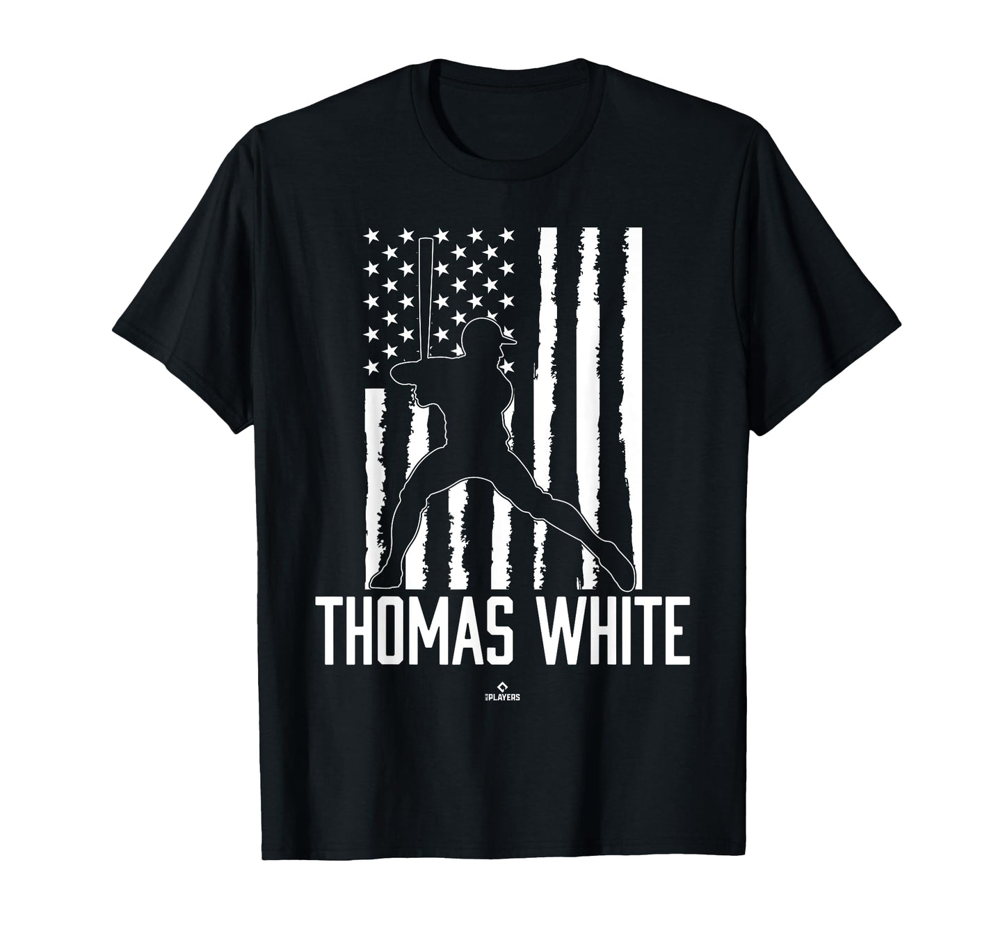 Distressed Flag Swing Thomas White T-Shirt - Aesthetic Graphic for Adults - T-Shirt, Sweatshirt, Hoodie