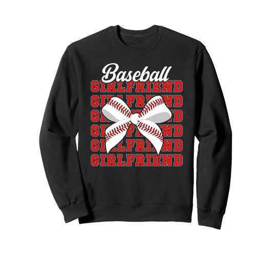 Baseball Girlfriend Coquette Baseball Sweatshirt - Custom Art Print Unisex - T-Shirt, Sweatshirt, Hoodie