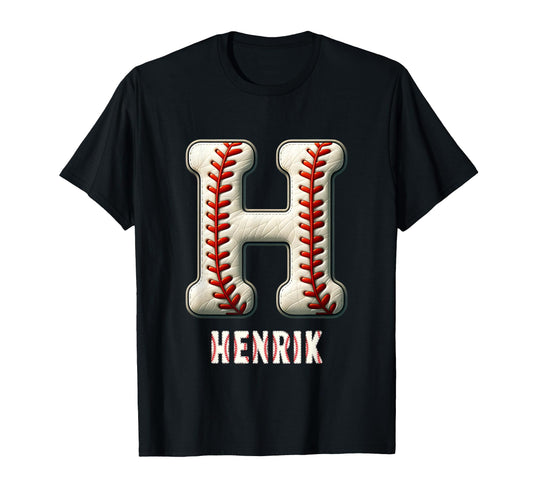 Baseball Home Run Konrad Initial T-Shirt - Minimalist Print Men Women - T-Shirt, Sweatshirt, Hoodie