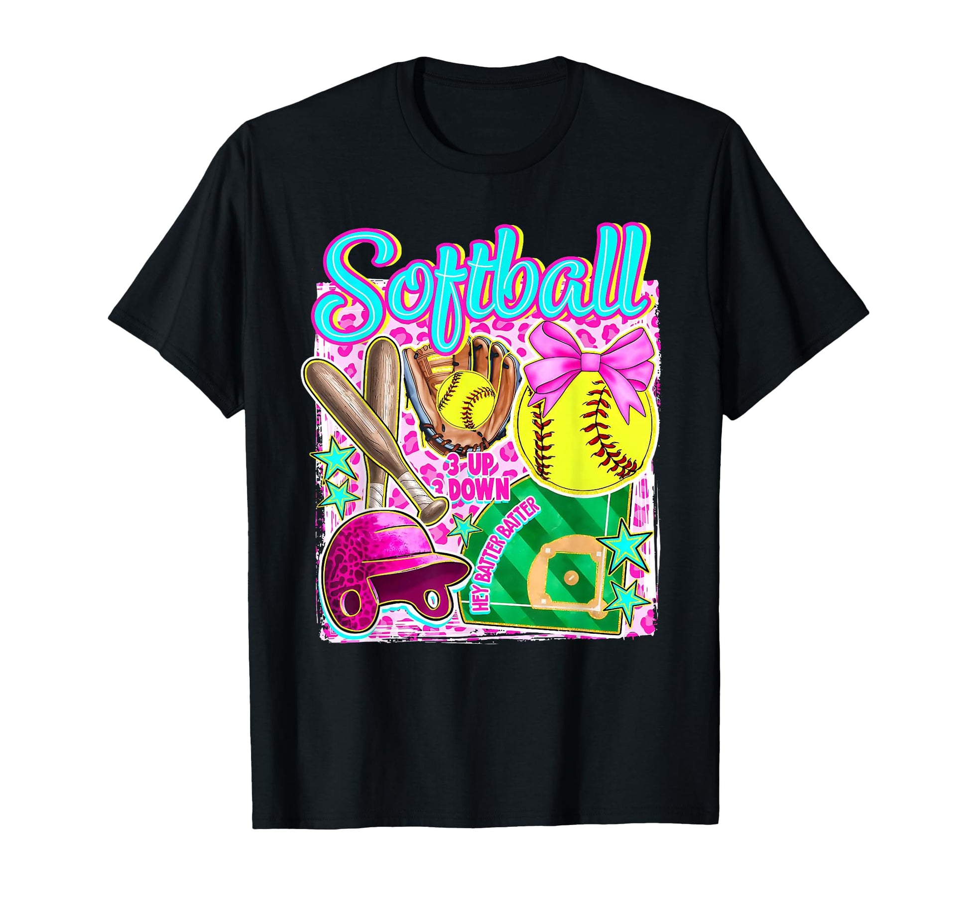 Softball Coquette Bow Baseball Season T-Shirt - Novelty Apparel Men Women - T-Shirt, Sweatshirt, Hoodie
