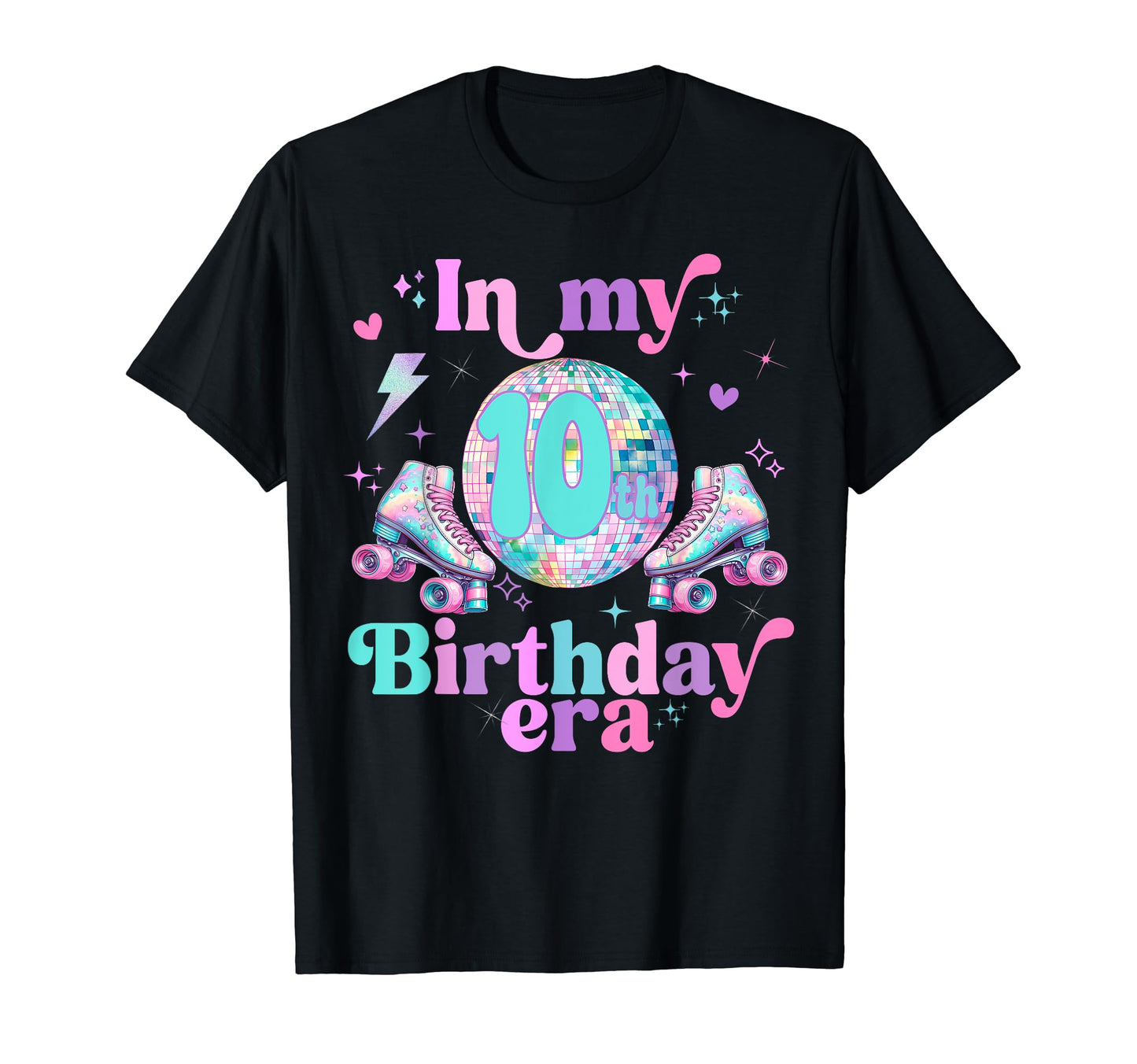 Roller Skates Birthday Disco Ball Party Hoodie - Unique Graphic for Adults - T-Shirt, Sweatshirt, Hoodie