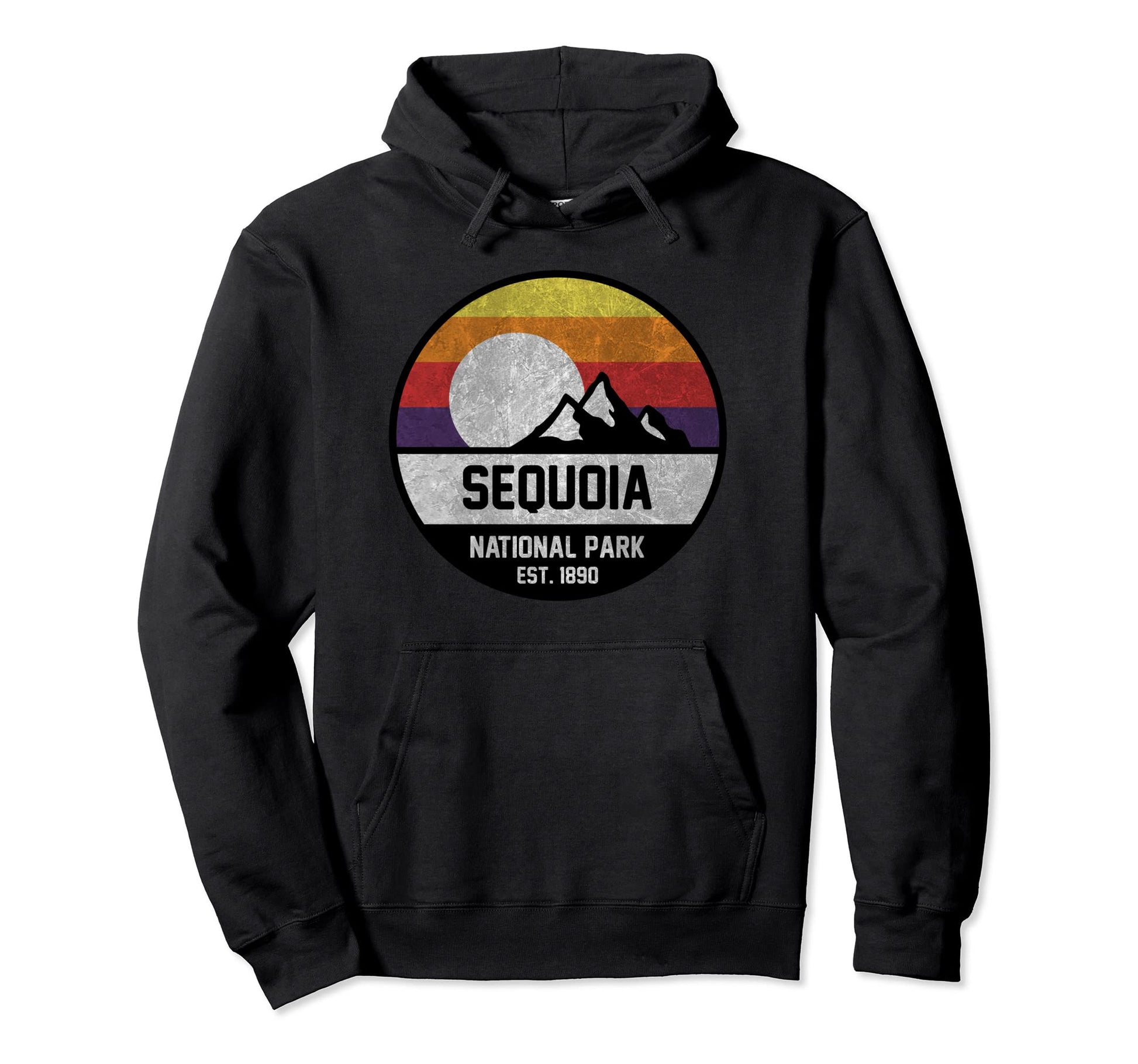 Sequoia National Park Sunset Hoodie - Unique Graphic for Adults - T-Shirt, Sweatshirt, Hoodie