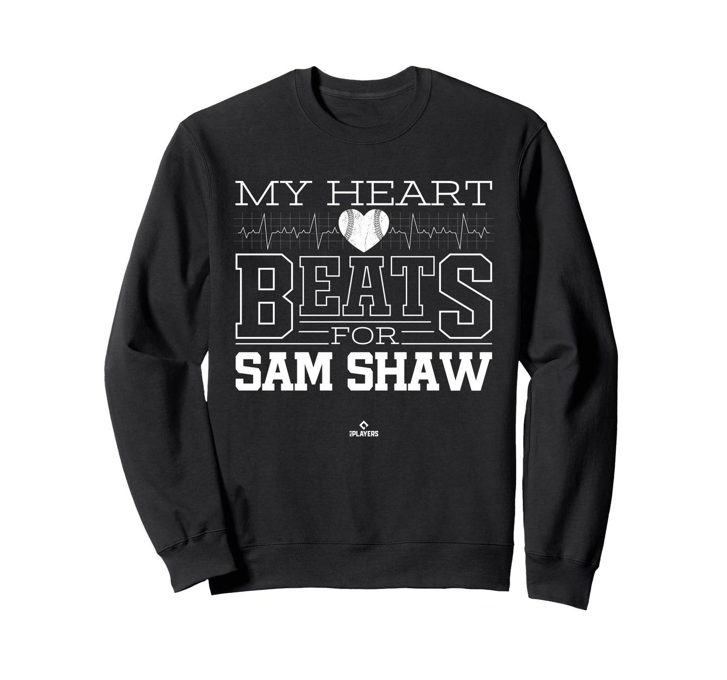 My Heart Beats Sam Shaw Prospect Sweatshirt - Minimalist Print for Adults - T-Shirt, Sweatshirt, Hoodie