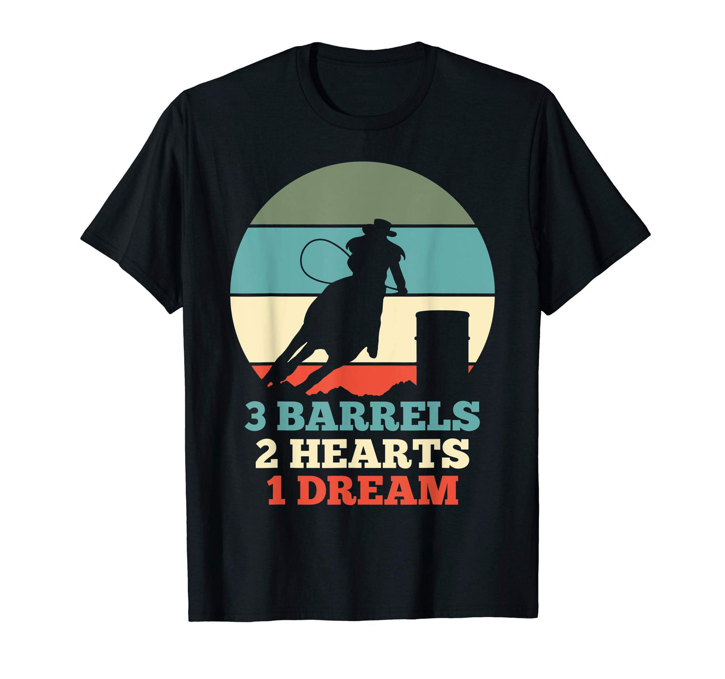 Barrel Racing Rodeo Western Gift T-Shirt - Fun Novelty Design Men Women - T-Shirt, Sweatshirt, Hoodie