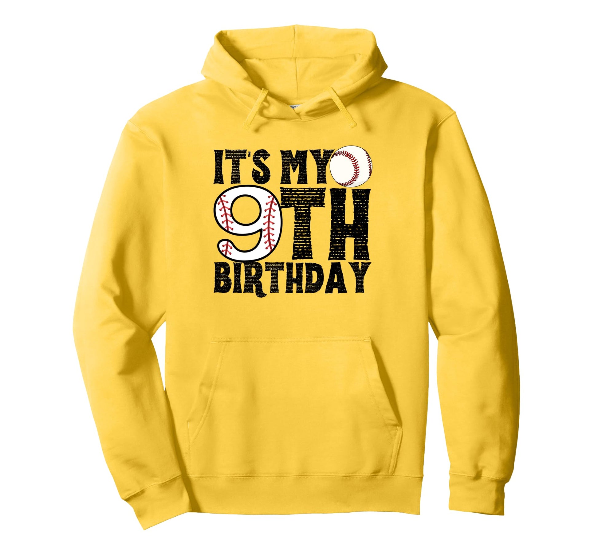 Its My 9Th Birthday Baseball Player 9Th Hoodie - Unique Graphic Men Women - T-Shirt, Sweatshirt, Hoodie