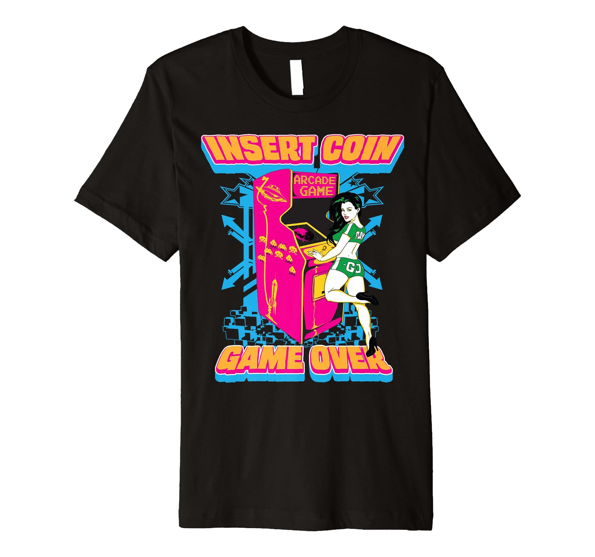 Gaming Machine Embrace Arcade Fun T-Shirt - Novelty Apparel Unisex - T-Shirt, Sweatshirt, Hoodie