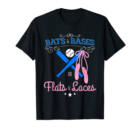 Baseball Bats Bases Flats Laces Gender T-Shirt - Trendy Graphic Men Women - T-Shirt, Sweatshirt, Hoodie