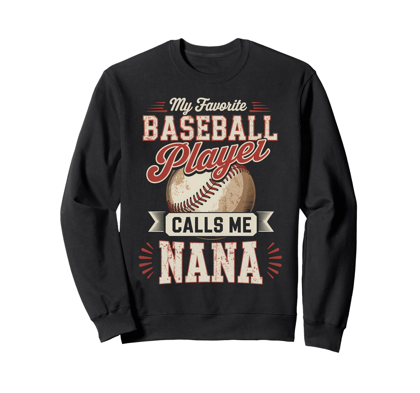 My Favorite Baseball Player Calls Sweatshirt - Minimalist Print for Adults - T-Shirt, Sweatshirt, Hoodie