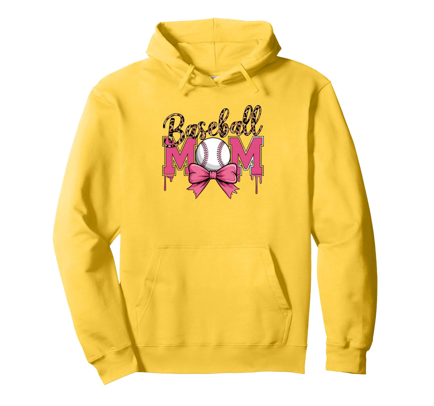 Baseball Mom Baseball Drip Coquette Hoodie - Minimalist Print for Adults - T-Shirt, Sweatshirt, Hoodie