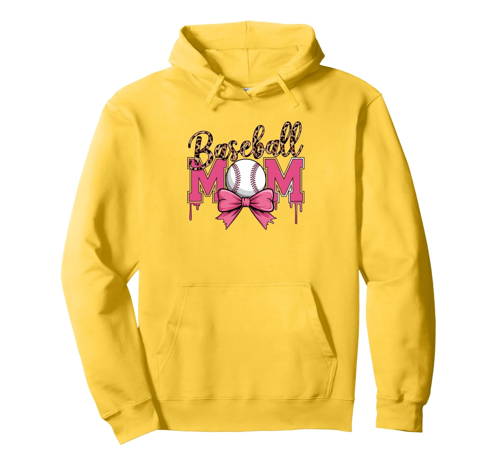 Baseball Mom Baseball Drip Coquette Hoodie - Minimalist Print for Adults - T-Shirt, Sweatshirt, Hoodie