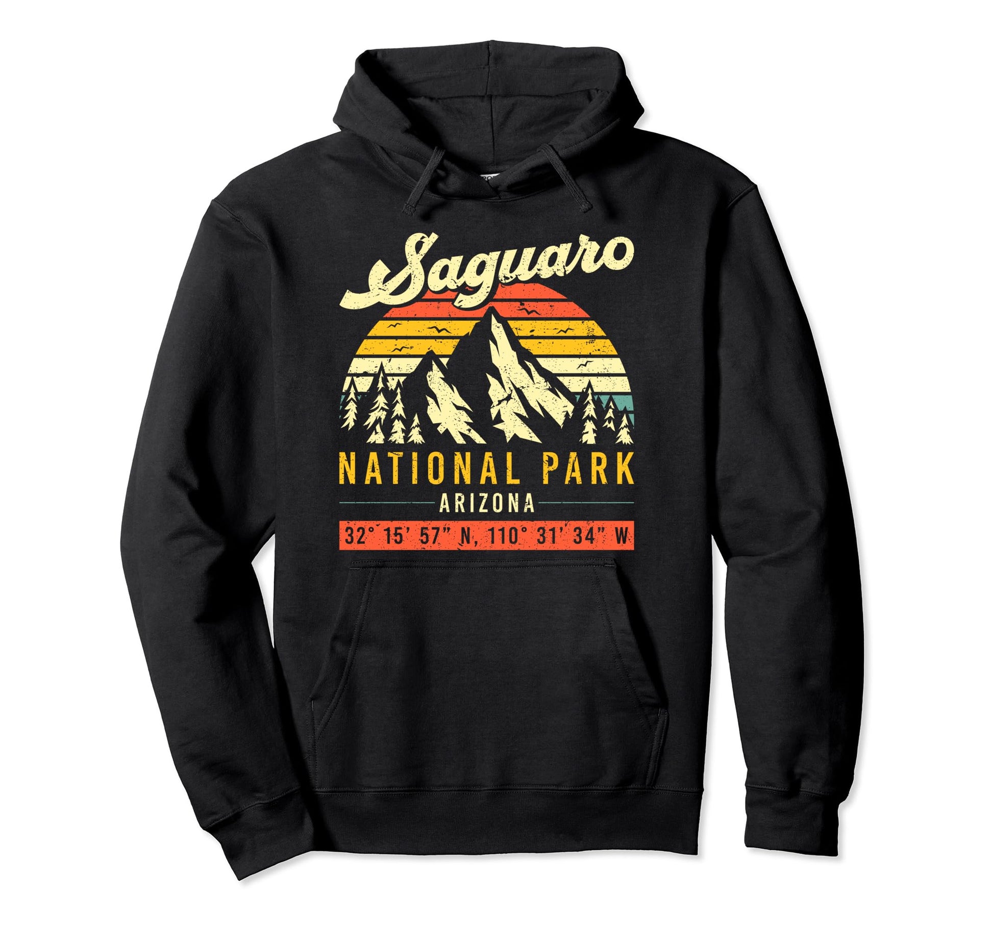 Saguaro Arizona National Park Hoodie - Unique Graphic for Adults - T-Shirt, Sweatshirt, Hoodie