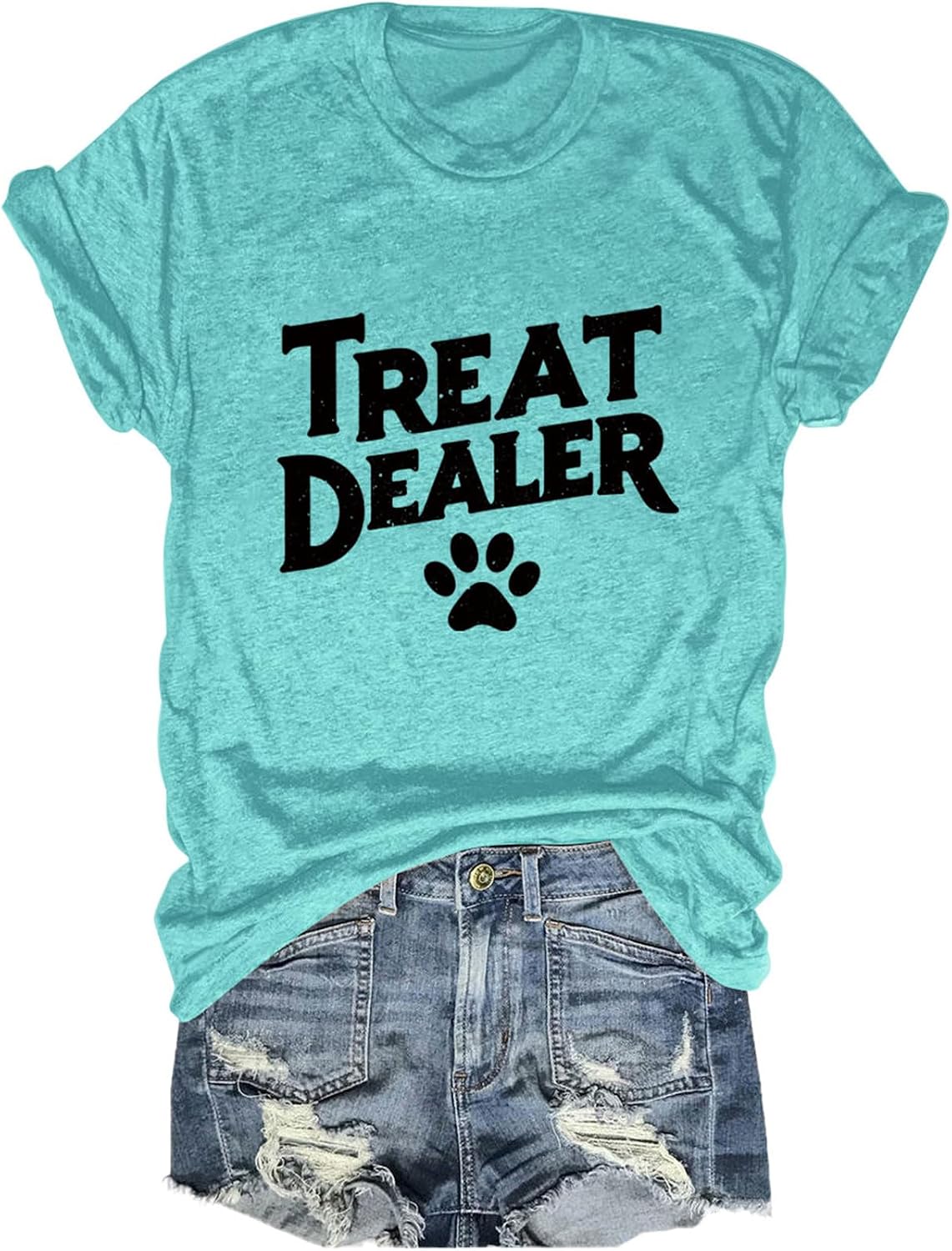 Dog Mom Treat Dealer for Women Cute Paw Print Graphic - Adult & Kids T-Shirts, Sweatshirts & Hoodies apparel design preview 1