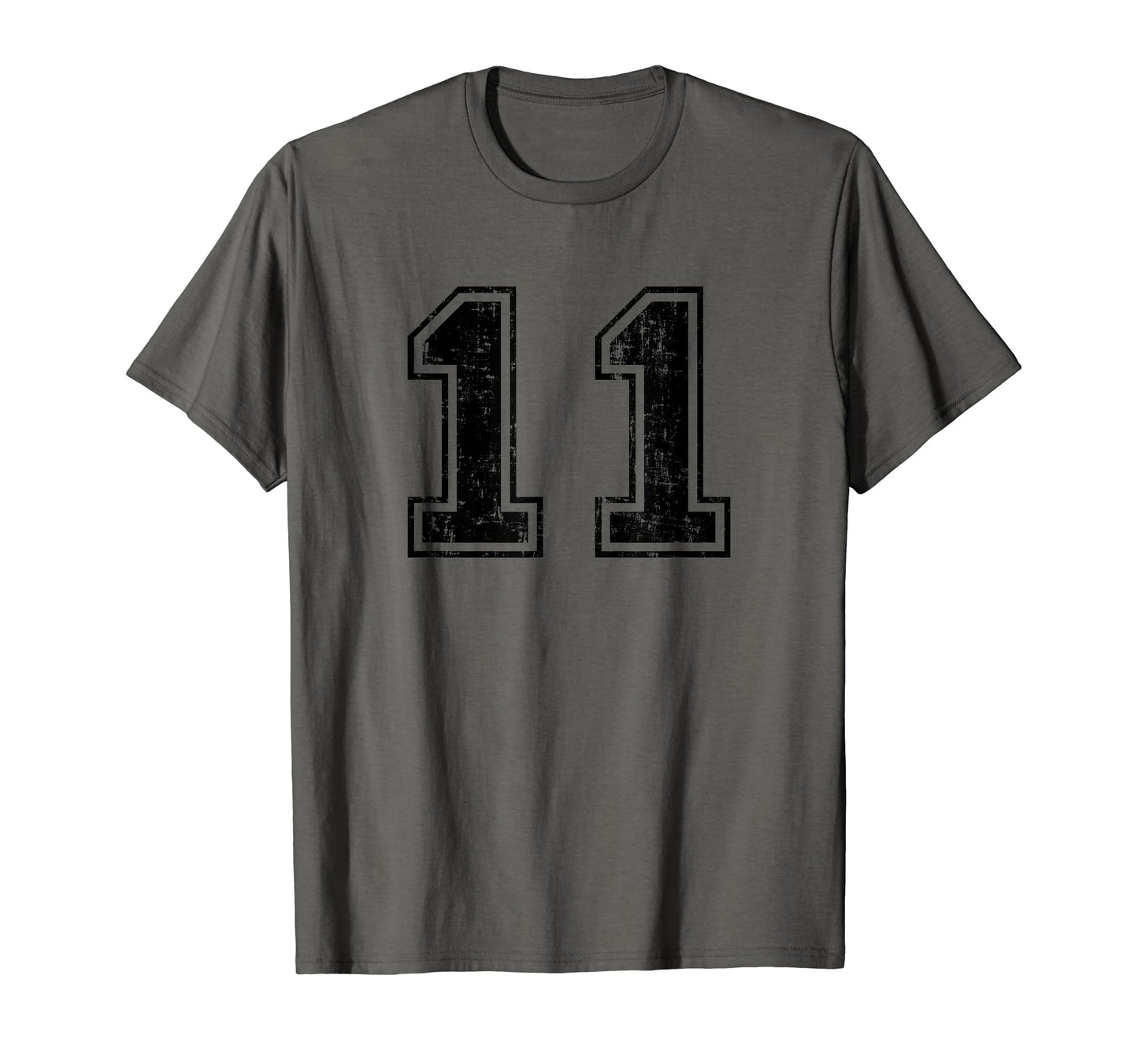 Number 11 Varsity Distressed Sport T-Shirt - Streetwear Style for Adults - T-Shirt, Sweatshirt, Hoodie