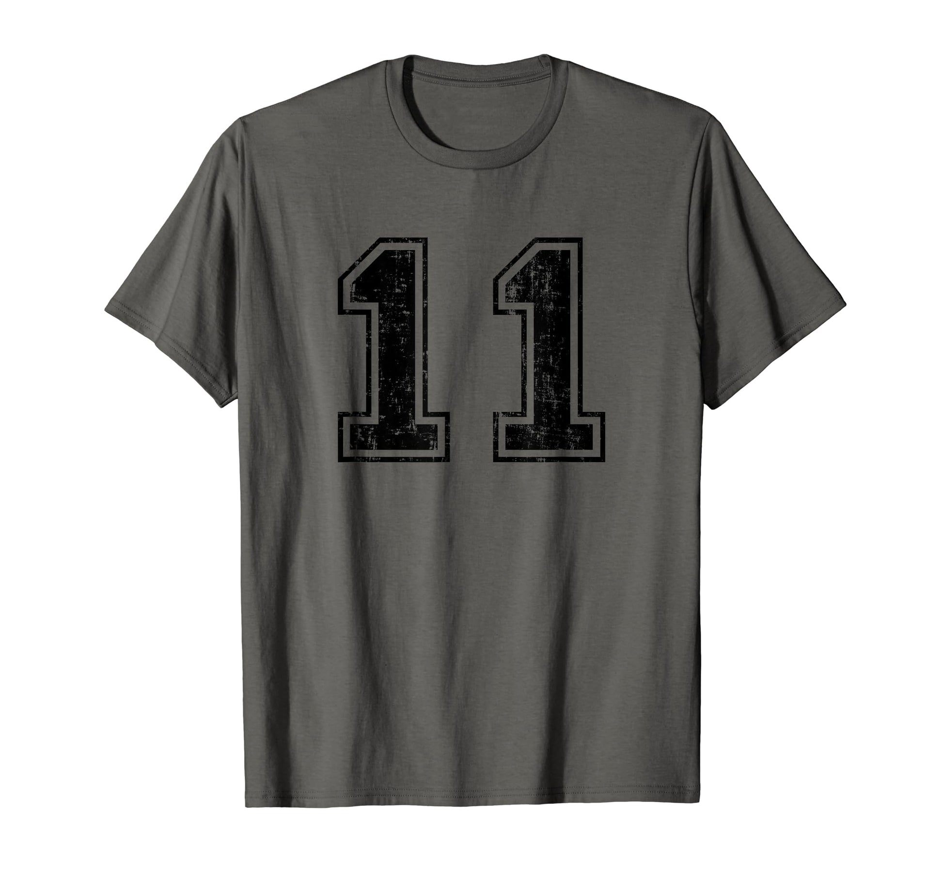 Number 11 Varsity Distressed Sport T-Shirt - Streetwear Style for Adults - T-Shirt, Sweatshirt, Hoodie