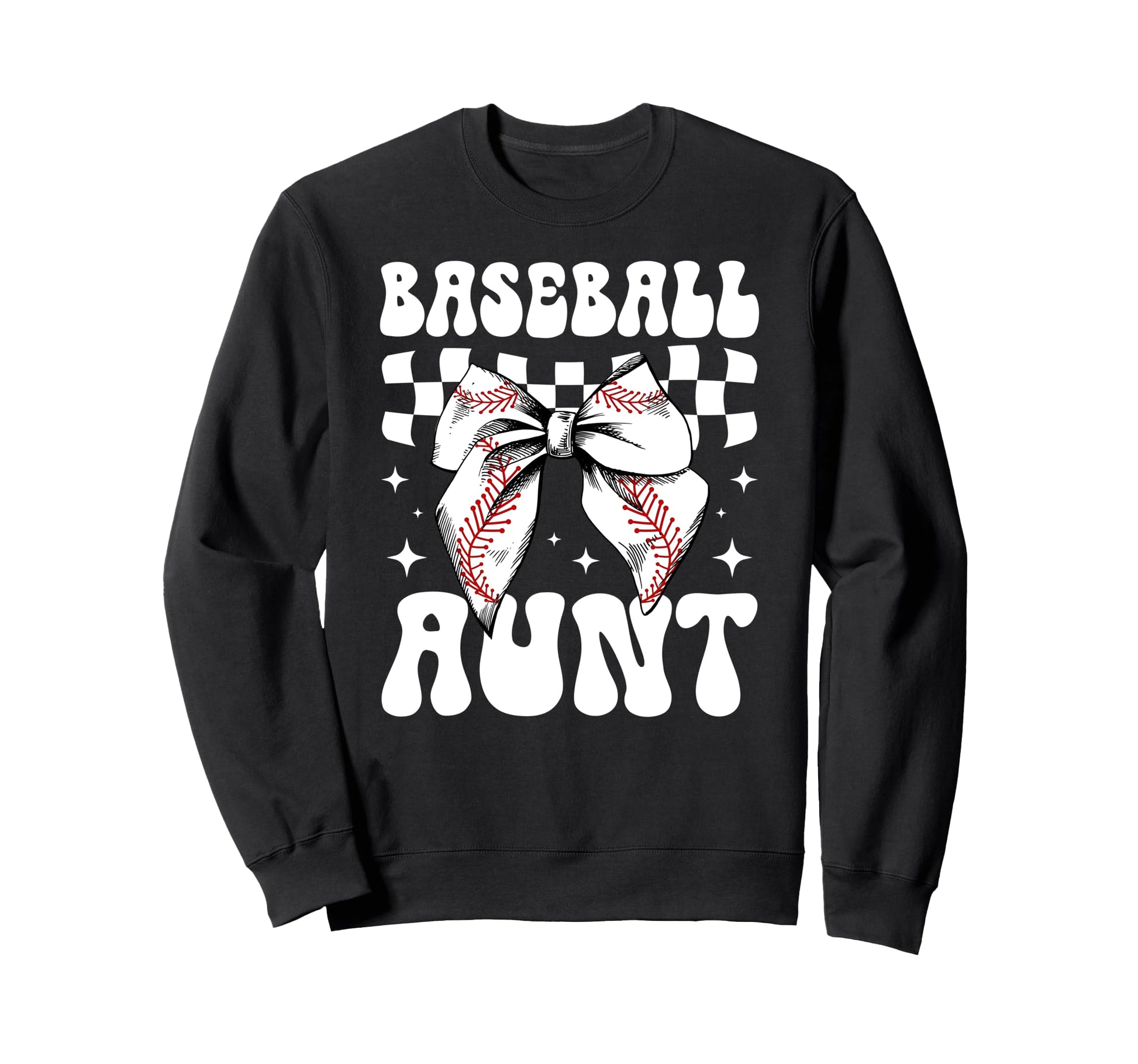 Baseball Aunt Baseball Player Auntie Sweatshirt - Minimalist Print Unisex - T-Shirt, Sweatshirt, Hoodie